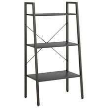 vidaXL Étagère sur pied 3 Levelx Noir 56x35x108 cm - nero - Visualizzare 2