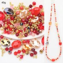 12MM Oval Bull Eye Flat Bead Multi-Color Glass Bead DIY Mobile Phone Chain Necklace Set In Stock Wholesale
