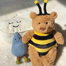 Sweet Bee Bear Companion Plush - Cuddly Hybrid Stuffed Toy, Cozy & Adorable Birthday Gift For All Ages - 南瓜熊 35厘米 - 查看 3
