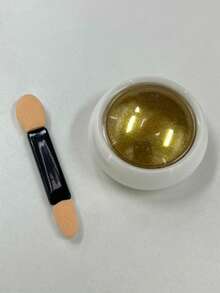 1克/包金色铬镜面指甲粉，金属金色闪粉美甲装饰粉，附赠1支眼影棒，指甲闪粉 - 彩色 - 查看 8
