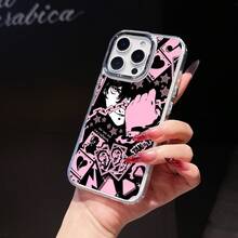 Funda para Teléfono: Persona 5 (4) Diseño Anime, Funda para Parejas con Diseño Navideño, Funda con Marco de Cámara de Metal Electroplateado, Compatible con 16 Pro, 16 Pro, 16 Plus, 16, 15 Pro, 15 Pro, 15 Plus, 15, 14 Pro, 14 Pro, 14, 13 Pro, 13 Pro, 17, 17 Pro, 17, 1217 17promax - transparente - Ver 7