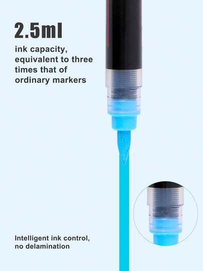 240/192/120/72/60/48/36/24/12 Colors Acrylic Marker Pens Set, Marker Pen Art Painting Kit, Hand-Drawn Graffiti Markers, Suitable For Metal, Wood, Ceramic, Christmas Eggs And More