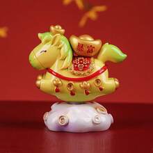 2026 New Bestselling Item - Cute Cartoon "Rolling Wealth" Feng Shui Decoration Statue, Office Desk Ornament, Symbolizing Good Fortune, Chinese New Year Gift For Colleagues, Boyfriends And Girlfriends (Pipes, Machinery, Office Desk Accessories)