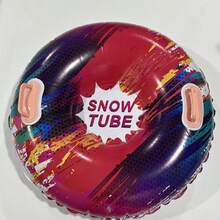 PVC Inflatable Ski Tube, Thick & Cold-Resistant Inflatable Ski Sled For Adults Outdoor Winter Sports, Full Color Options