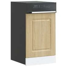 vidaXL Pannello Lavastoviglie Kalmar Beige Sonoma 45x1,5x67 cm - Castano - Visualizzare 1