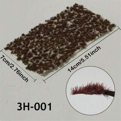 3mm Modelo de simulación de agujas de hierba, penachos, arbustos, plantas en miniatura para diorama, escena de ferrocarril HO N, maqueta de construcción