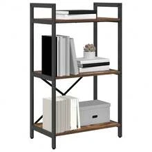 vidaXL Étagère Chêne fumé 56 x 34 x 96 cm Bois d'ingénierie - Tabac - Voir 3