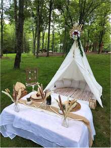 1pc Farmhouse Style Wooden Bead Garland, 30/39/45/52 Inches, With Tassels - Rustic Boho Wedding Decor, Bridal Shower & Party Essential, Centerpiece, Holiday Wreath (For Door/Halloween/Thanksgiving/Christmas), Home Decor Accent (Bedroom/Living Room/Garden Wall), Teacher's Day/Galentine's Day/Housewarming Gift - Multicolor - View 4