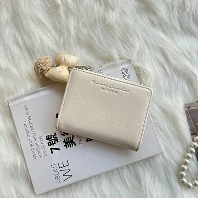 Ví nữ kiểu dáng thời trang châu Âu và Mỹ, ví ngắn cao cấp nhẹ, ví gấp nhỏ nhiều ngăn đựng thẻ, ví đựng tiền xu 2 trong 1 có khóa kéo dành cho nữ, ví mini, ví dễ thương, ví du lịch tiện dụng, ví đựng thẻ ID, ví đựng thẻ ID