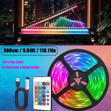 Acosh Neon RGB 5050 燈條附 24 鍵控制器，變色發光 LED 燈串，1m~40m LED 燈條適用於臥室、廚房、電視、節日（聖誕節、萬聖節、生日） - RGB - 查看 10
