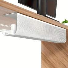 1pc Large Size Computer Cable Organizer, Under Desk Cable Management Tray, Cord Holder Duct, Concealed Wiring Box - Multicolor - View 10