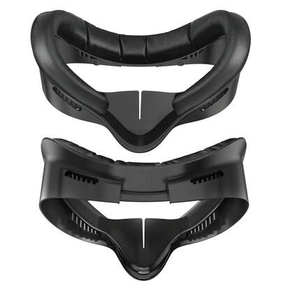 Meta Quest 3S 面罩替换件 - 防汗 PU 泡沫垫，透气设计，提升 VR 舒适度，VR 头显配件 | 符合人体工学的头戴式设备 | 可调节头带，虚拟现实配件