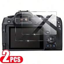 2pcs Tempered Glass Screen Protector For Canon R6 Mark II, 9H Hardness, Easy To Apply, High Definition, Scratch-Resistant, Anti-Fingerprint, Glossy, Camera Accessory - 2pcs, Transparent - View 2