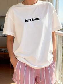 Can't-Relate-T-Shirt - Trắng 1 - Xem 3