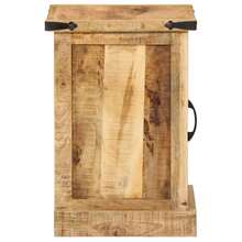 vidaXL Comodino 40x35x50 cm in bois de manguier massiccio - Castano - Visualizzare 4