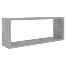 vidaXL Cubo mural étagères 6 pcs Gris béton Bois d'ingénierie - Cinza - Ver 4