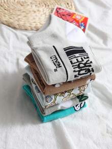 5双女士个性化船袜/隐形袜 - 彩色 - 查看 10