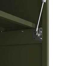 vidaXL Armoire murale pour garage Vert olive 80 x 40 x 53 cm - Vert olive - Voir 10