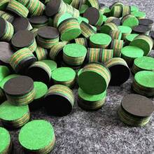 2 Pieces 11mm Multi-Layer Billiard Cue Tips, High-Class 6-Layer Pigskin Pressing, Handmade Tip, Professional Snooker & American Pool Cue Tips