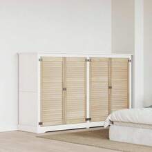 vidaXL Porte de Cabinet with 4 pcs Naturel 140.5 x 2 x 59.5 cm - Castano - Visualizzare 1