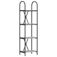 vidaXL Étagère Gris Sonoma 40 x 30 x 146 cm Legno di ingegneria - Grigio - Visualizzare 2