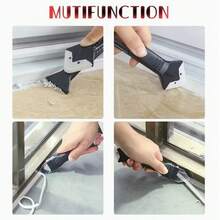 1 Set Caulk Removal Tool Kit, Multi-Functional Sealant Scraper With Ergonomic Handle, Durable Plastic For Cleaning And Renewing Kitchen, Bathroom, Sink, Window Cracks - Multicolor - View 7