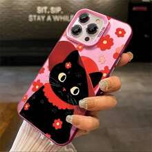 おしゃれなスマホケース  11/12/13/14/15/15pro/15 Plus/15 Promax/7plus/8plus/11pro/12pro/13pro/14pro/11promax/12promax/13promax/14promax/14plus/5 - 半透明の黒 - チェックする 8