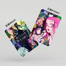 30pcs Anime Character Holographic Cards, Laser Reflective Irregular Shaped Double-Sided LOMO Cards, Anime Fans Gift, Perfect For Holidays, Birthdays, Collectibles - Multicolor - View 3