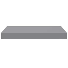 vidaXL Étagères murales flottantes 2 pz Grigio 40x23x3,8 cm MDF - Grigio - Visualizzare 7