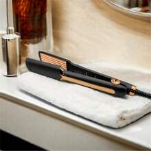 SOKANY1906 2-In-1 Hair Straightener & Curler, Negative Ion Steam Hair Straightener With Ceramic Plates - Black - View 4
