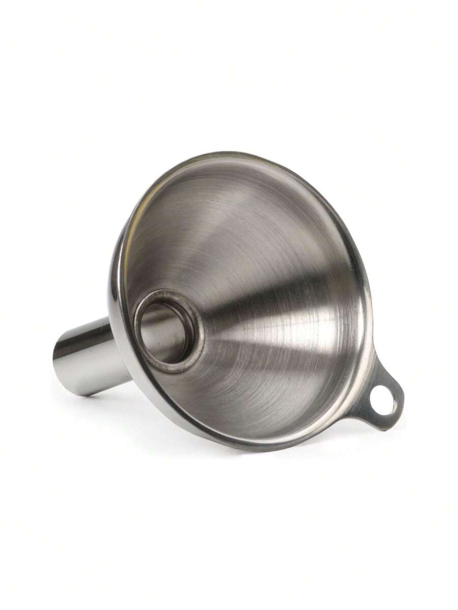 Embudo de acero inoxidable para rellenar tarros estrechos y botellas, 1 unidad,38957566 - A - Ver 1