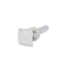 Cespol Para Lavabo De Push Desague Contra Cromado Cuadrado Cromado - Plateado - Ver 2