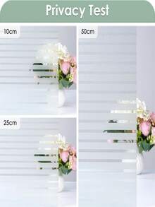 1 Roll Frosted Window Film, No Glue Needed, Static Cling, Privacy Protection, Opaque, UV Blocking, Suitable For Bathroom, Kitchen And Office - Multicolor - View 8