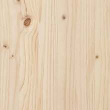vidaXL Mesa basse cadre en X 100x50x45,5 cm madera de pin macizo acier - Marrón - Ver 9