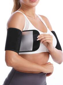 1pair, Anti Slip And Anti Drop Arm Cover, Heat Gathering, Sweat Making, Shaping, Skin Friendly, Breathable, Arm Sweating Cover, Fitness, Fat Burning, Slimming, Long Wearing, No Stuffiness, Fat Burning, Shaping, No Curling, Daily Exercise, Mountain Climbing, Yoga, Fitness Suitable - Multicolor - View 8