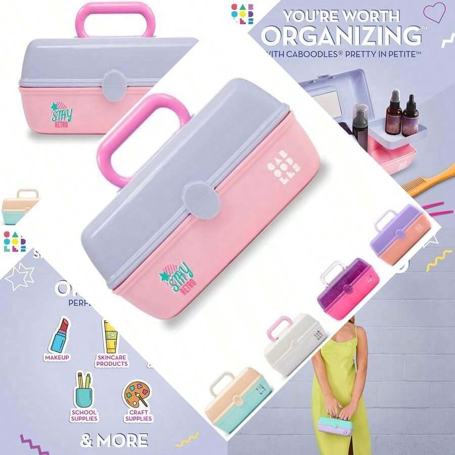 Travel Makeup Organizer, Compact and Portable for Cosmetics - como en la foto - Ver 1