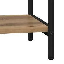 vidaXL Étagère Chêne artigianale 60 x 30 x 146 cm Bois d'ingénierie - Castano - Visualizzare 8