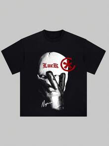Men's 4-Pack Multi-Color Casual Short Sleeve Tees, 100% Cotton, Contemporary Fashion Graphic Prints, Comfortable & Stylish - Black - View 5