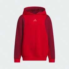 ADIDAS KIDS Tween Boy Hoodie And Pants Set, JN4385 - Red - View 3
