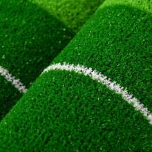 WIN.MAX 3m Golf Dual-Hole Putting Trainer, Non-Slip Plastic Turf Practice Mat, Golf Putting Training Aid, Golf Putting Green, Outdoor Swing Fitness Equipment, Holiday Gift - Green - View 9