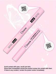 640片装，D型卷翘，DIY单根睫毛嫁接套装，柔软舒适，30D/40D/60D/80D自然簇状睫毛嫁接套装，含睫毛粘合剂和密封剂，卸除工具，以及家用镊子，单根睫毛嫁接套装，睫毛，睫毛簇 - 黑色 - 查看 3