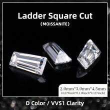 Trapezoid Moissanite Trapezoid Cut Suitable For Making Pendants, Necklaces, Rings, Stud Earrings, Earrings, Jewelry Loose Stones - White - View 14