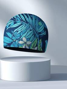 Adult Silicone Swimming Cap, Elegant Butterfly Pattern Swimming Cap, Waterproof, Anti-Slip, Comfortable Elastic, Suitable For Short & Long Hair - Multicolor - View 6