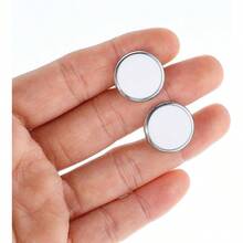 White Cufflinks Men Men's Cuff Initial Mens Cufflinks Tuxedo Shirt Studs - ban đầu - Xem 5