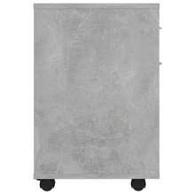 vidaXL Rollkleiderschrank, Betongrau, 45x38x54 cm, Holzwerkstoff - Grau - Übersicht 5