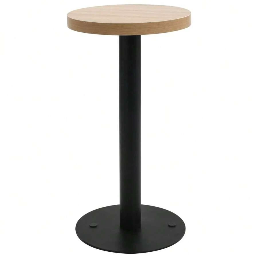 vidaXL Tavolo da bistrot Marrone Chiaro 40 cm MDF - Castano - Visualizzare 1