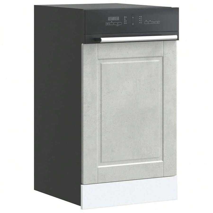 vidaXL Pannello per Lavatrice Porto Gris Béton 45x1,5x67 cm - Grigio - Visualizzare 1