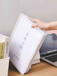 Hộp đựng tài liệu trong suốt cỡ A4 có tay cầm, hộp nhựa PET, hộp đựng thẻ ID, hộp đựng di động có thể xếp chồng lên nhau dùng để đựng giấy tờ, tạp chí, ảnh và tài liệu, hộp đựng trong suốt, thích hợp cho gia đình, văn phòng và trường học. - Trong sáng - Xem 5