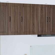 vidaXL Armoire de cuisine Chêne brun 50 x 31 x 80 cm Bois d'ingénierie - Tabac - Voir 1