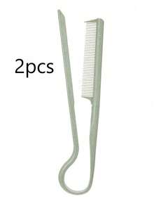 V 型发梳，顺发直发造型梳，家用美发工具 - 彩色 - 查看 13